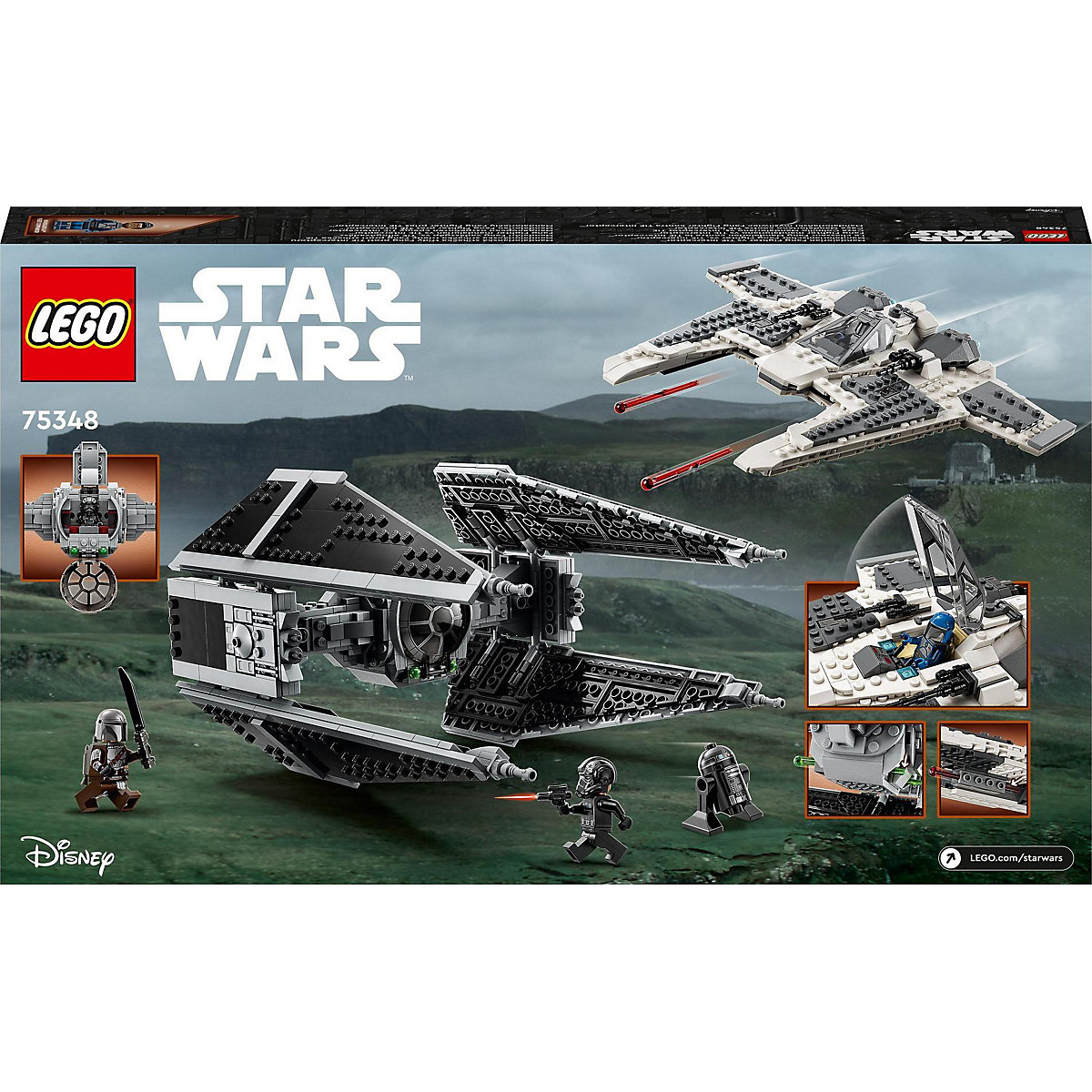 LEGO® Star Wars 75348 Mandalorianischer Fang Fighter vs. TIE Interceptor