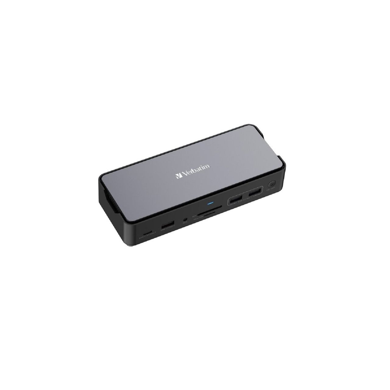Verbatim Docking Station CDS-15SSD, 15-Port, USB 2.0/3.2-A, USB 3.2-C, HDMI 8K, DP RJ45, SSD 256GB M.2