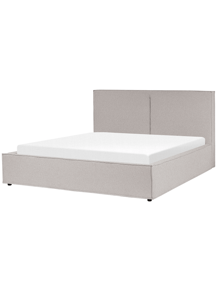 Beliani Doppelbett MOISSAC in Grau/Schwarz - (W) 197 x (H) 108 x (L) 224 cm günstig kaufen onesize