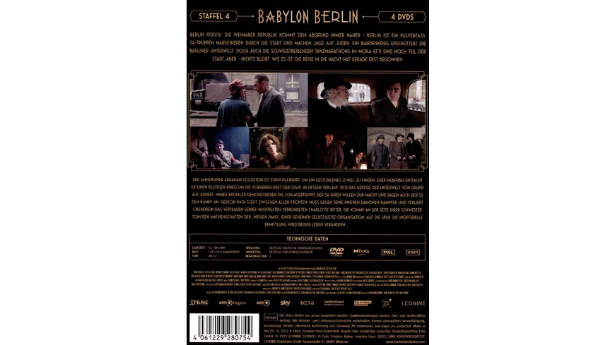 Babylon Berlin -  Staffel 4  [4 DVDs]