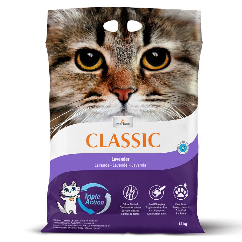 Intersand Classic Katzenstreu mit Lavendelduft