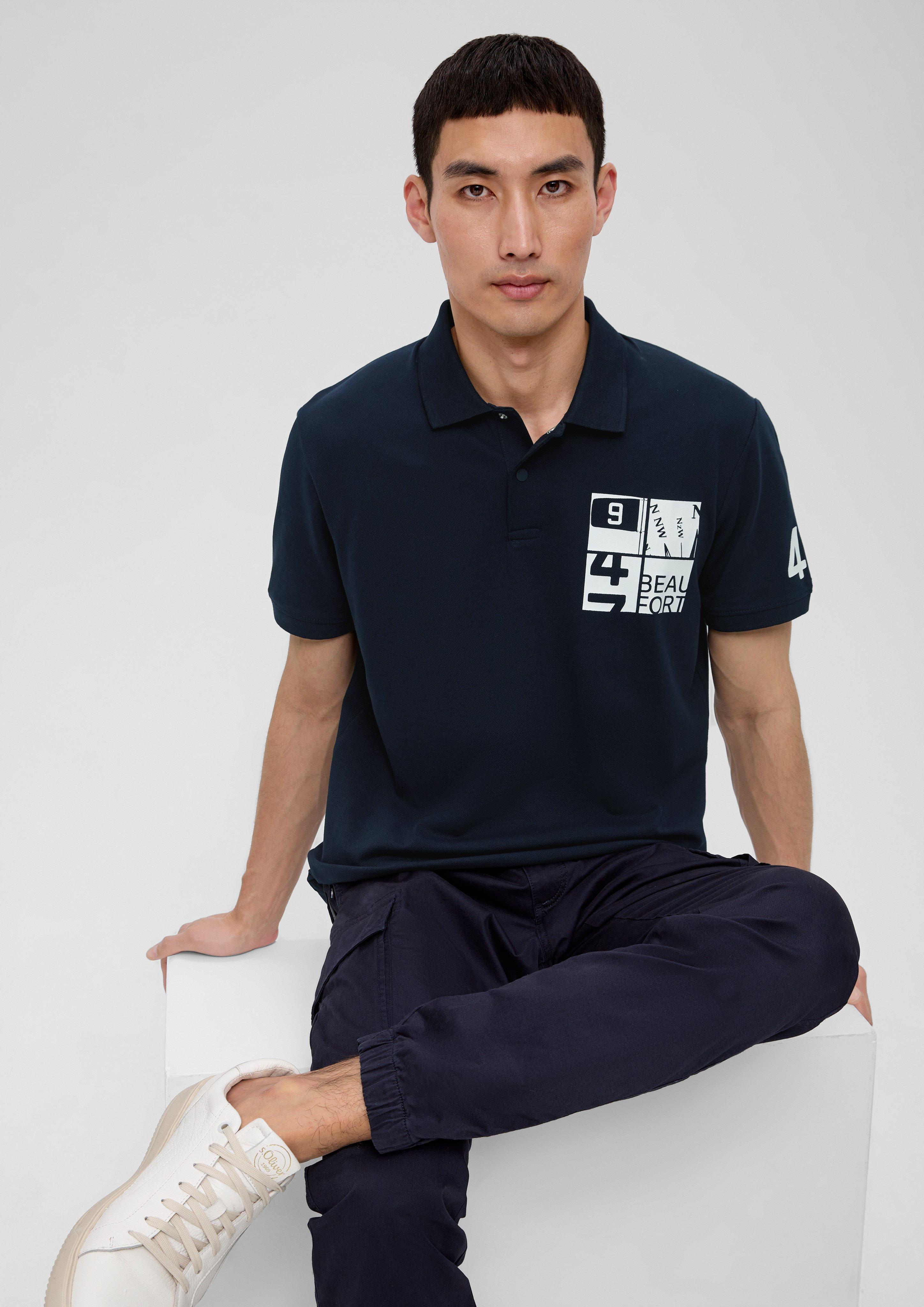 Poloshirt aus Baumwollstretch  2135699-59D1