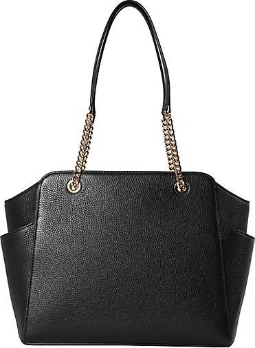 Michael Kors Damen Schultertasche JACQUELYN MD TZ CHAIN TOTE aus Leder