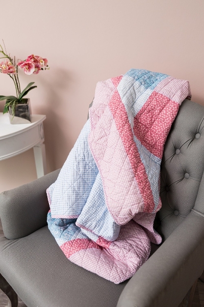 MyFlair Patchwork Decke 