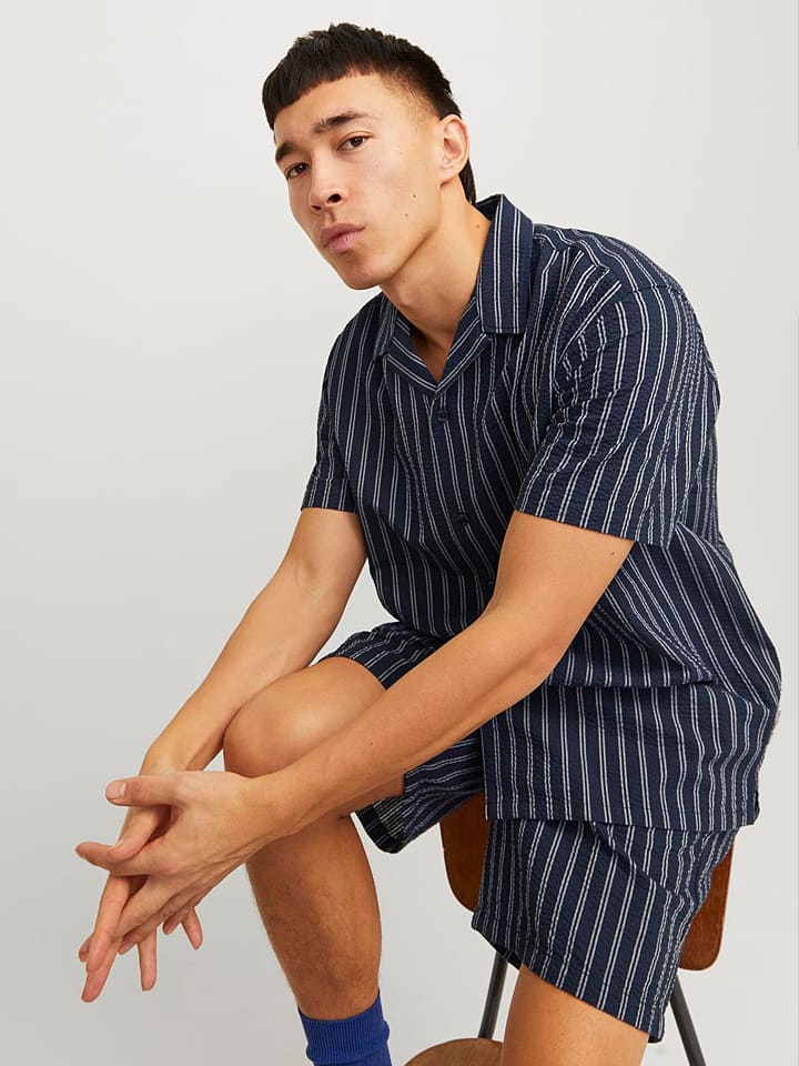 Jack & Jones Hemd - Comfort fit - in Dunkelblau günstig kaufen