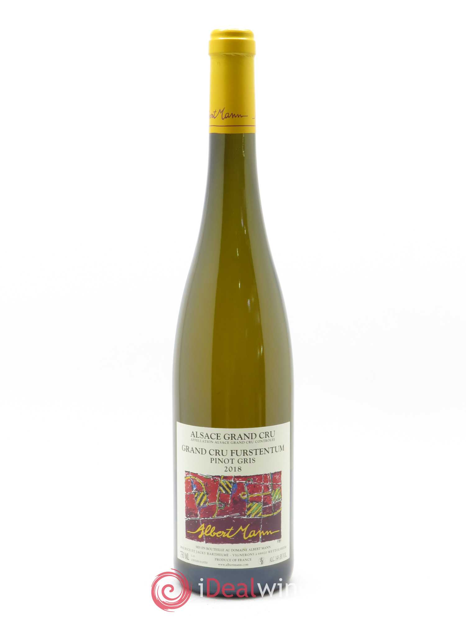 Pinot Gris Grand Cru Furstentum Albert Mann  2018 - Lot de 1 Bouteille