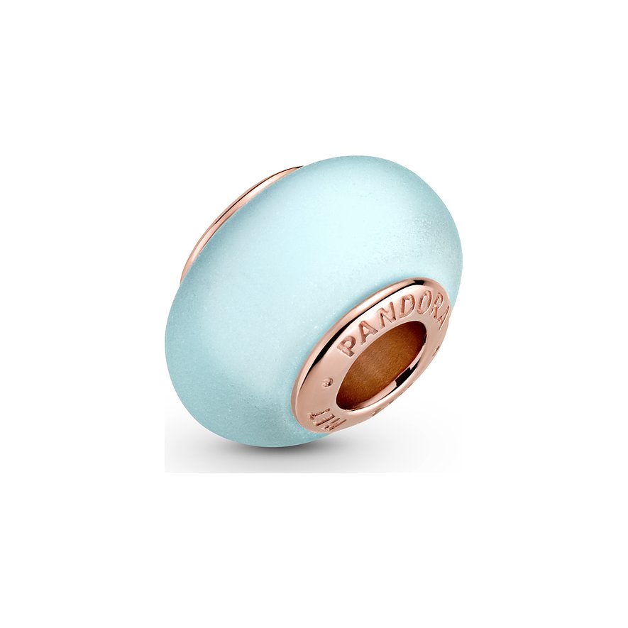 Pandora Charm Moments Mattblaues Murano-Glas