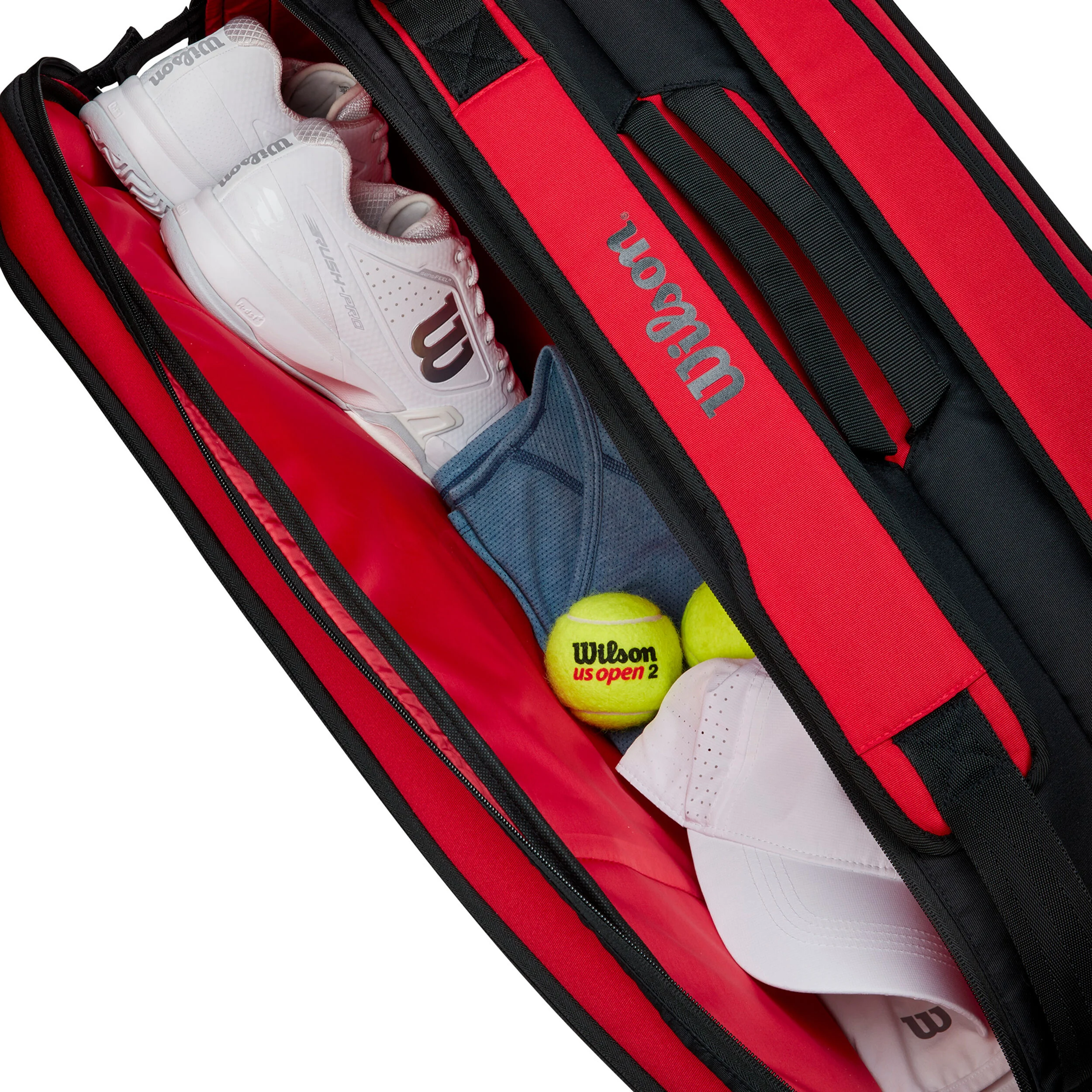 Clash Super Tour Schlägertasche 9er - Rot
