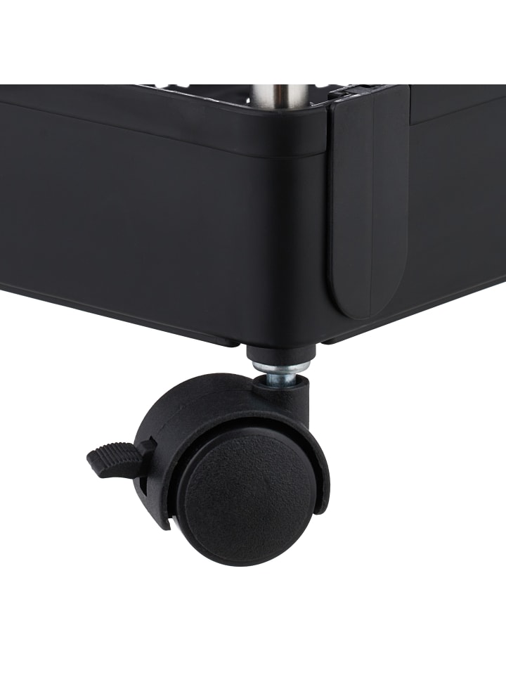 relaxdays Nischenwagen in Schwarz - (B)41,5 x (H)88 x (T)14,5 cm günstig kaufen onesize