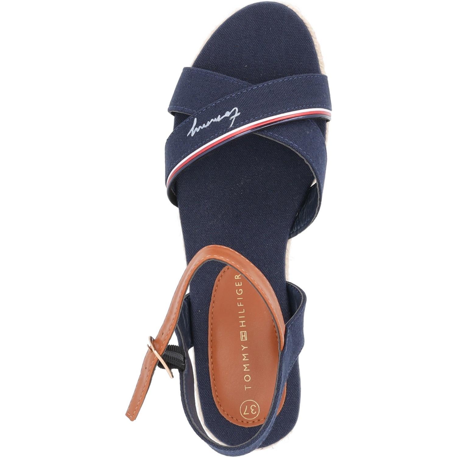 Tommy Hilfiger T3A7-32187, Keilsandaletten, Kinder, Blau