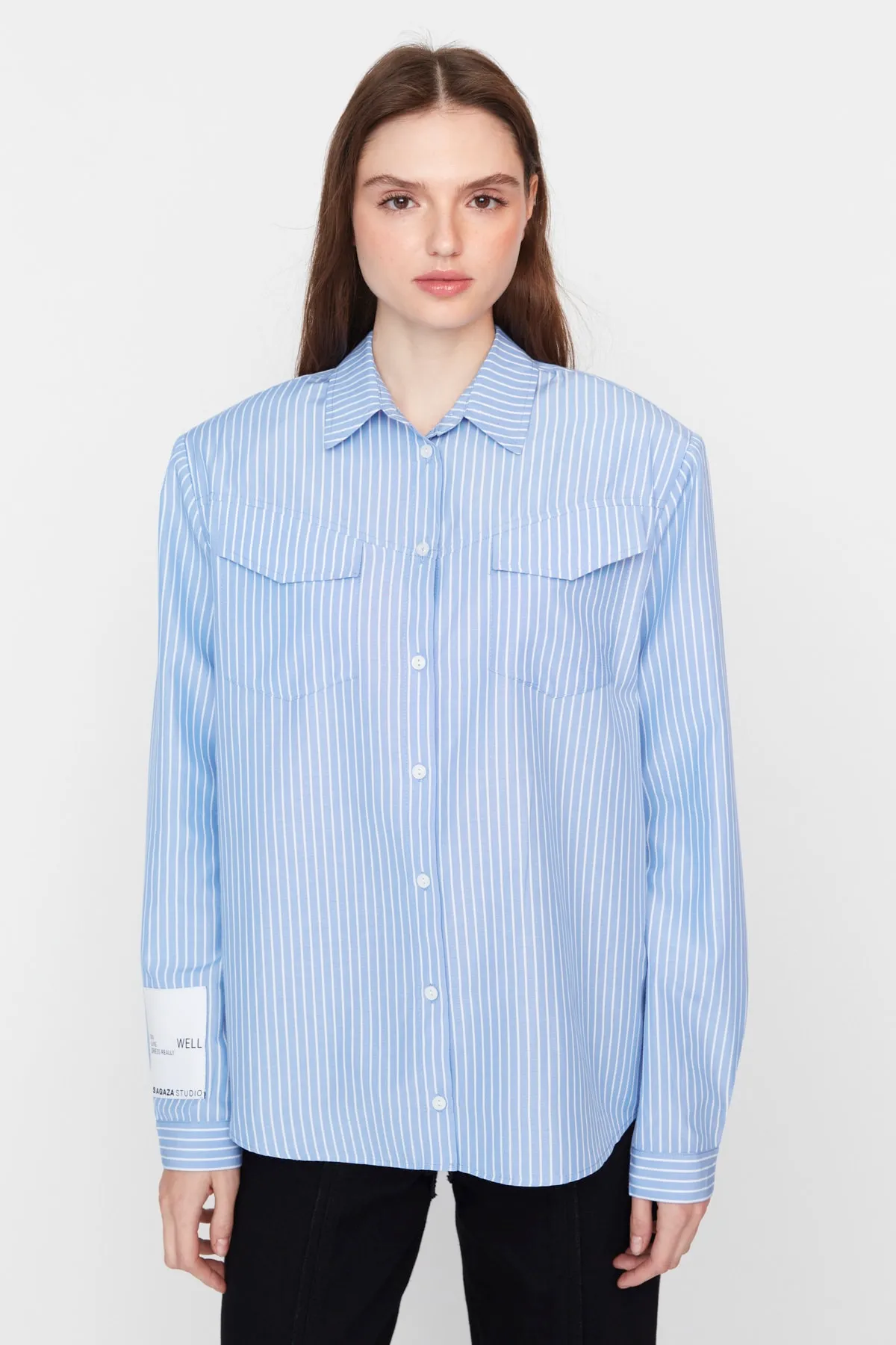 Trendyol Collection  Hemd - Weiß - Oversized