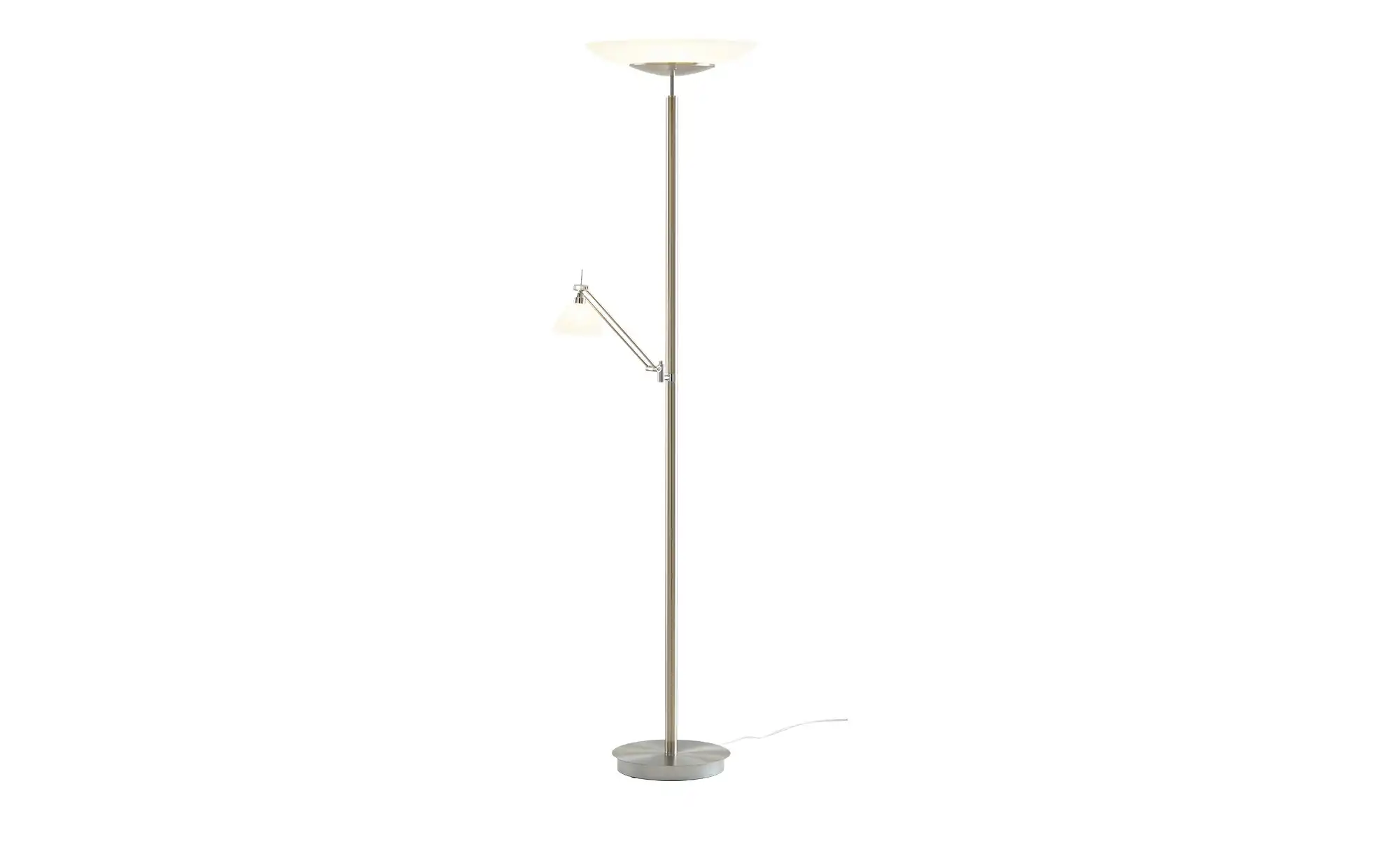 HELL-höllisch gutes Licht LED-Deckenfluter, 2-flammig, Nickel-matt