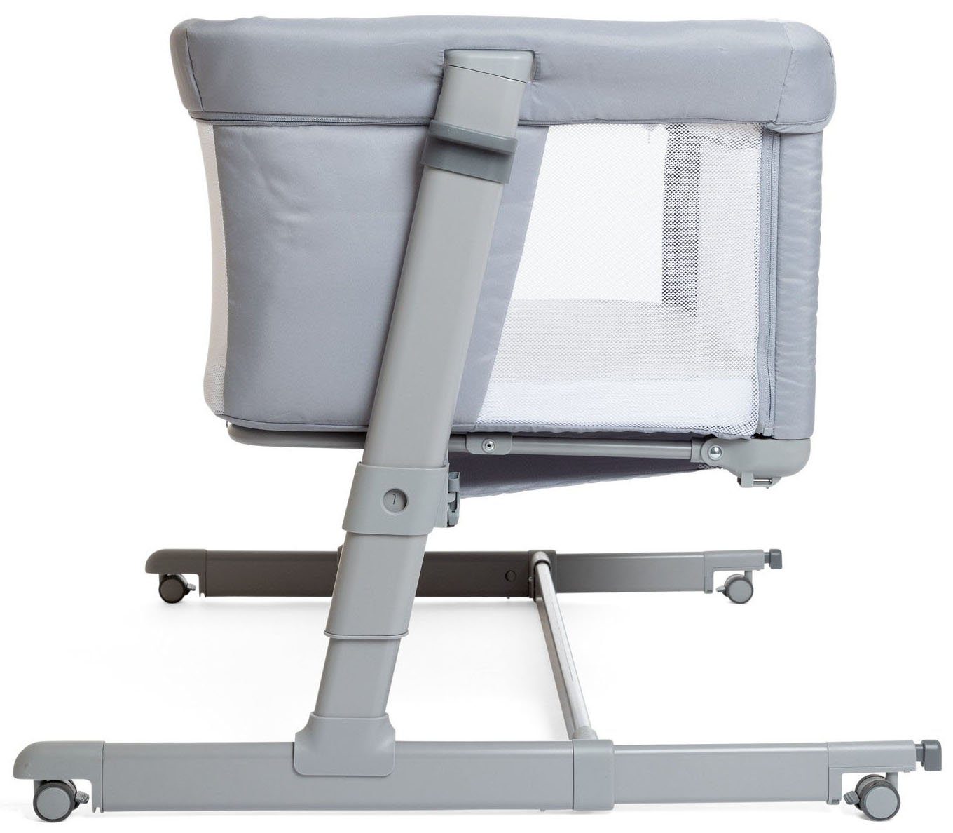 Chicco Beistellbett Next2Me Dream Evo, Grey, Bezug teilweise aus recyceltem Material