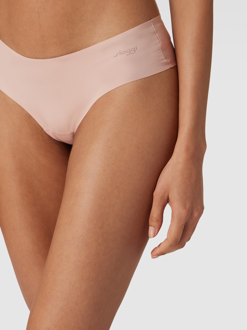 Slip im unifarbenen Design Modell 'ZERO MICROFIBRE 2.0' in beige
