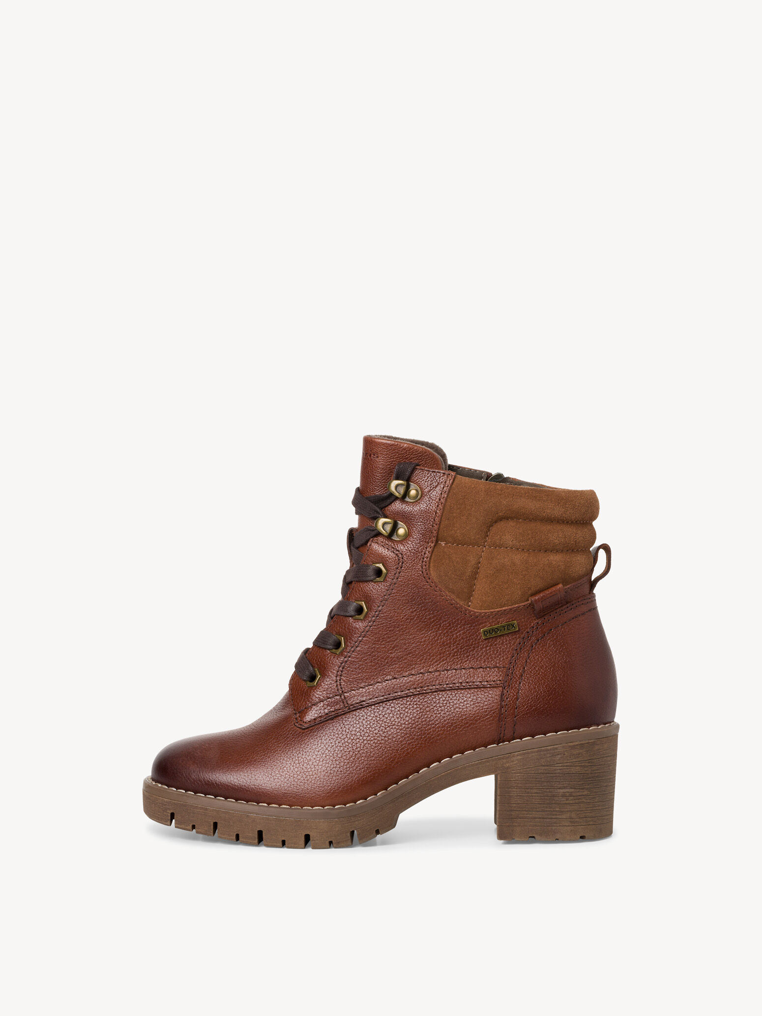 Bottine en cuir - marron