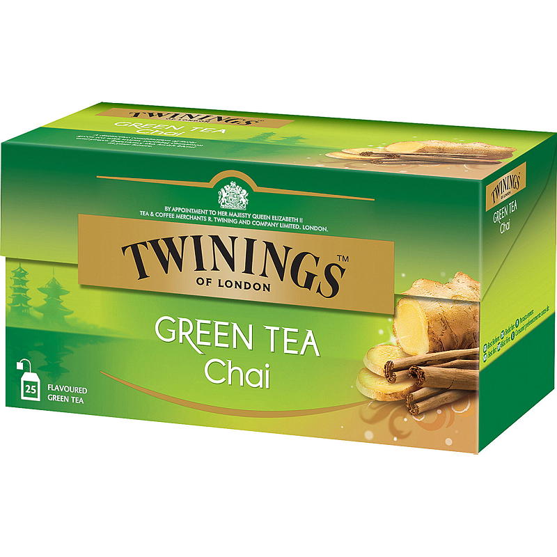 Twinings Grønn te med chai 25 poser, Twinings