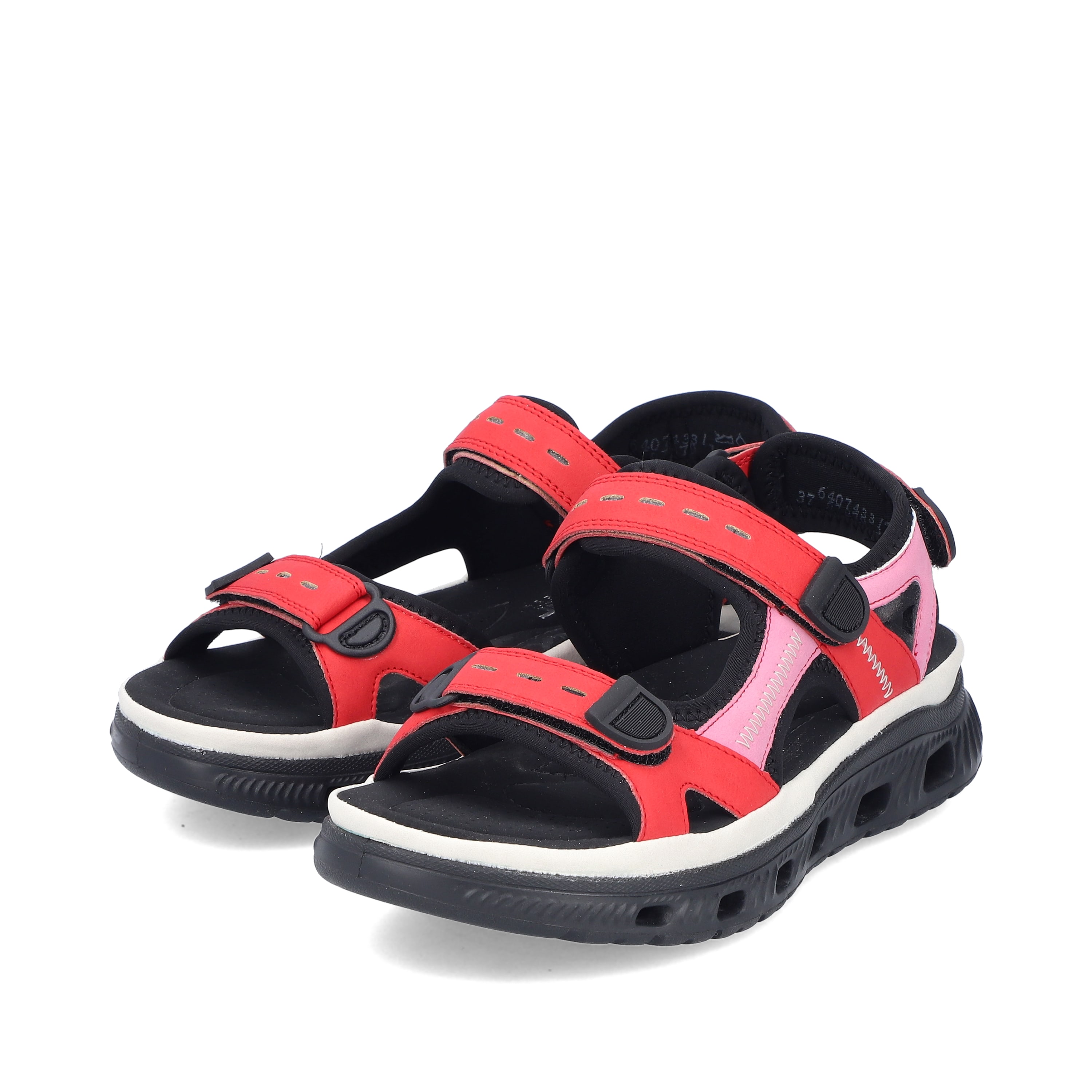 Rieker Damen Trekkingsandalen feuerrot