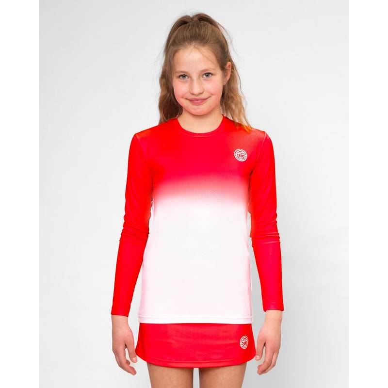 BIDI BADU Crew Gradiant Junior Longsleeve Tennisshirt Mädchen