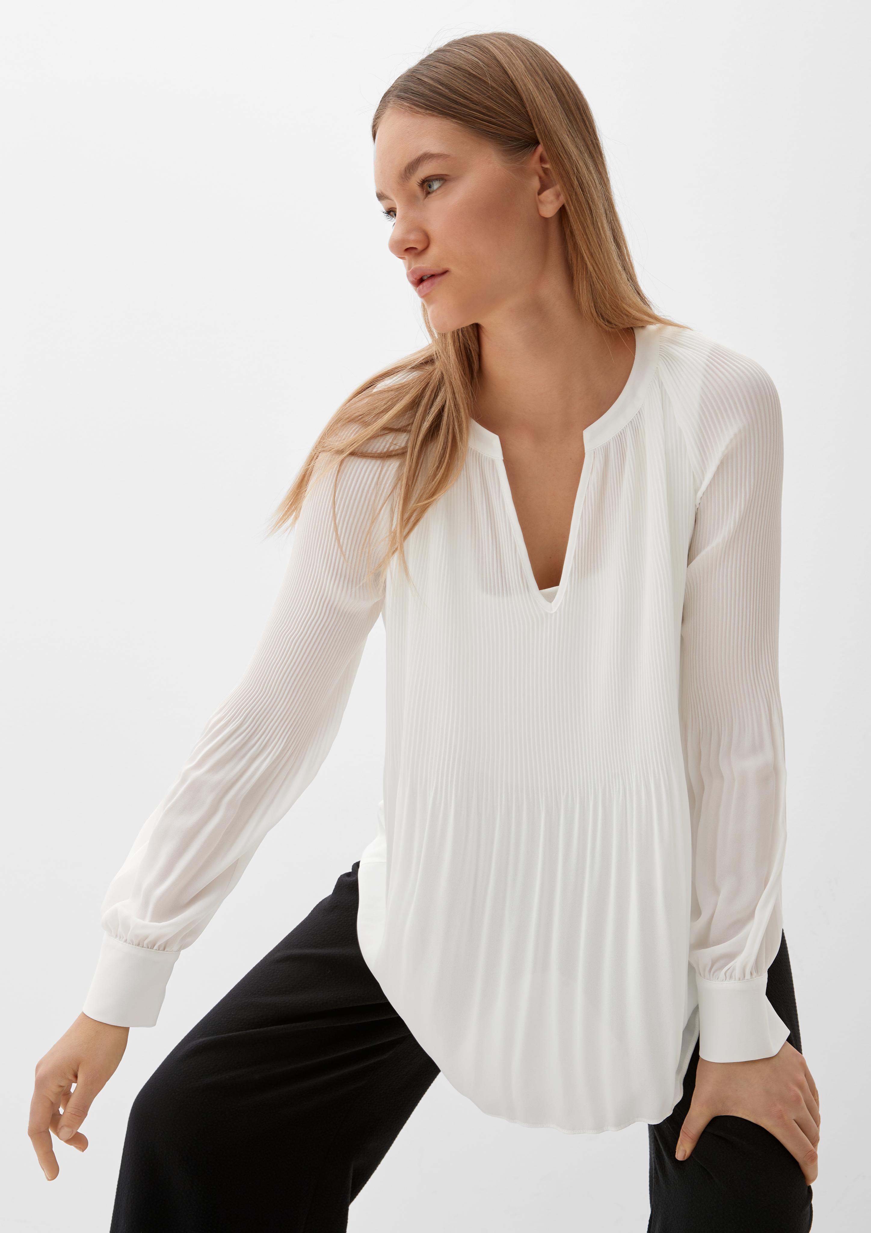 Bluse mit Plissée-Struktur  2121714-0200