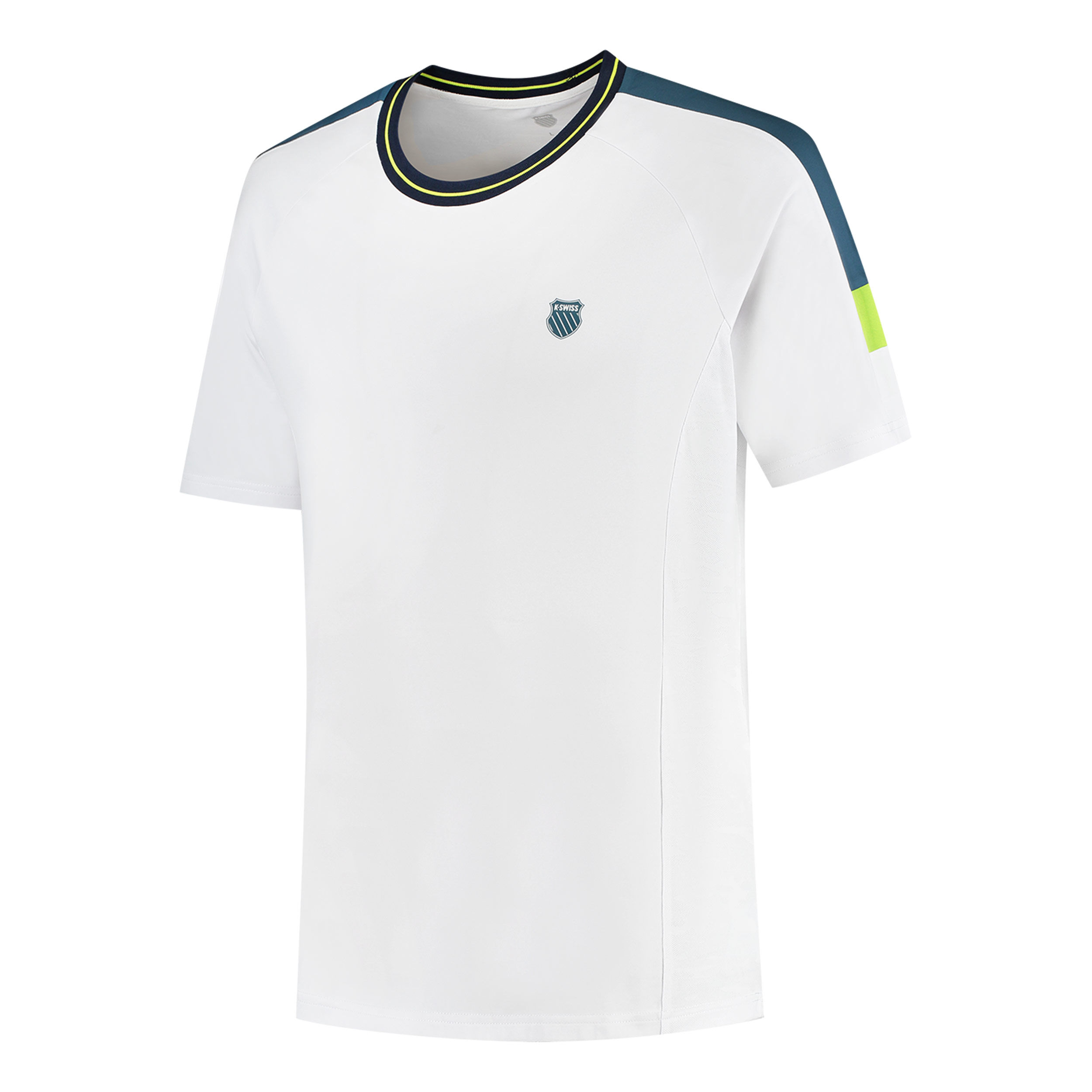 Hypercourt Melange 2 T-Shirt Herren - Weiß, Dunkelblau