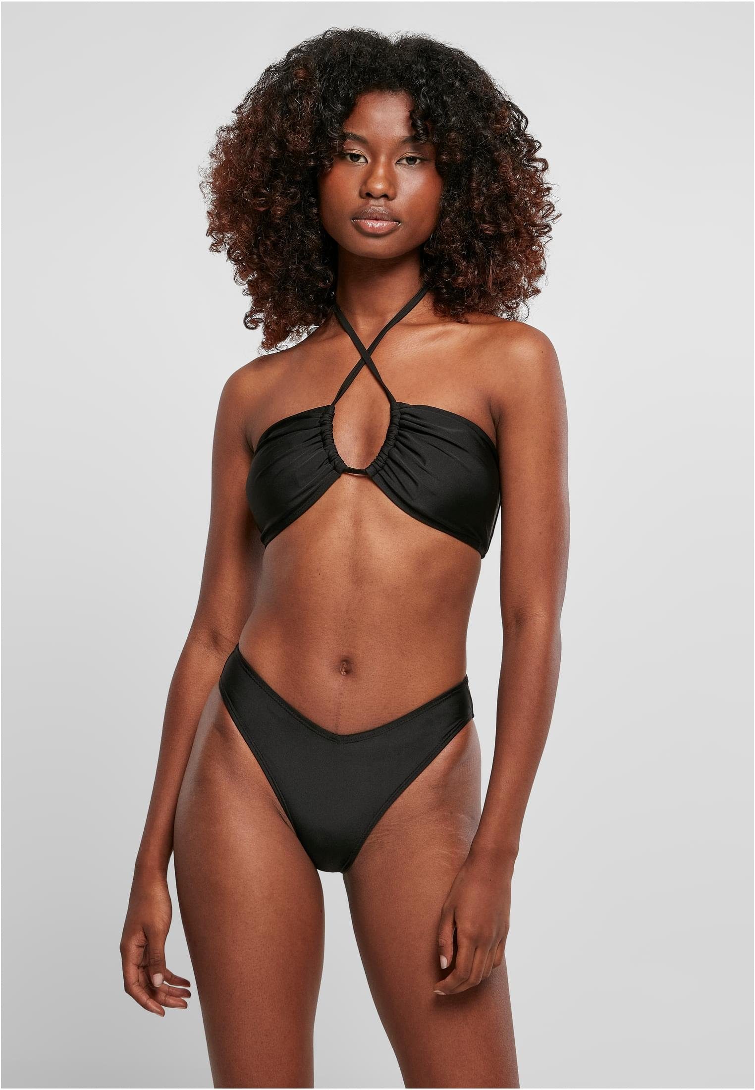 URBAN CLASSICS Bügel-Tankini Damen Ladies Recycled Hot V Bikini