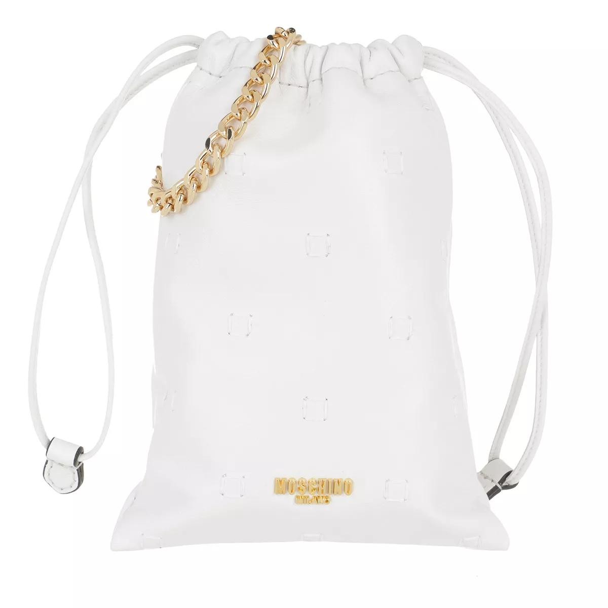 MOSCHINO Handtaschen weiss Mikrotasche