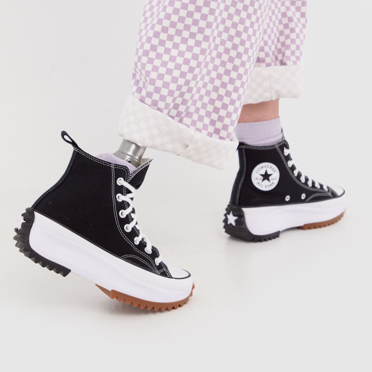 Converse Run Star Hike Hi superge v črno-beli barvi