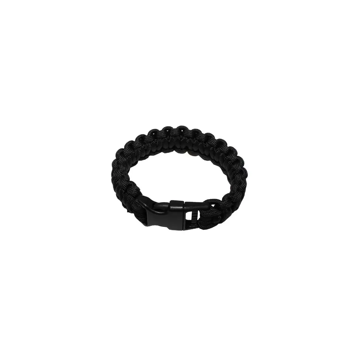 Survival Armband PARACORD 23 mm schwarz