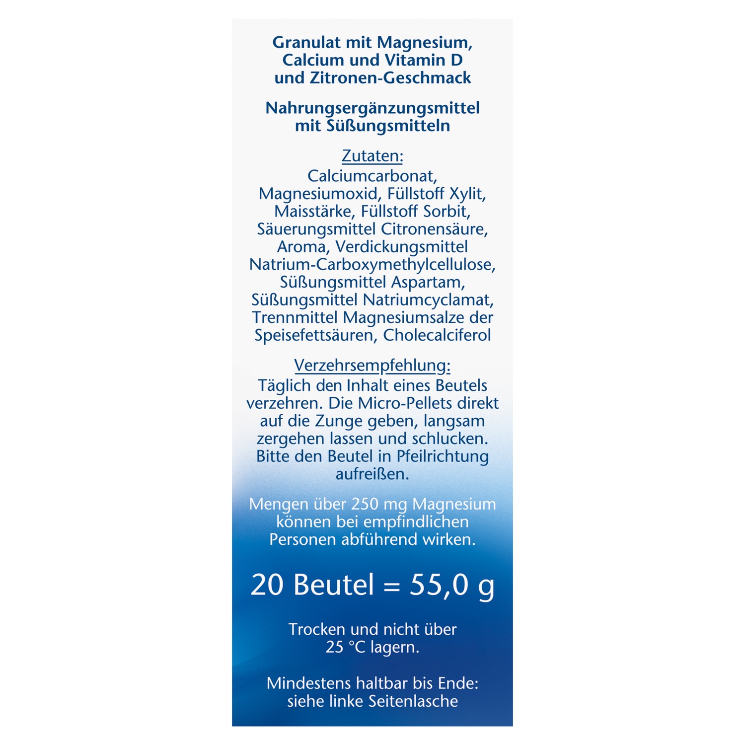 Magnesium+Calcium+D3 DIRECT Pellets