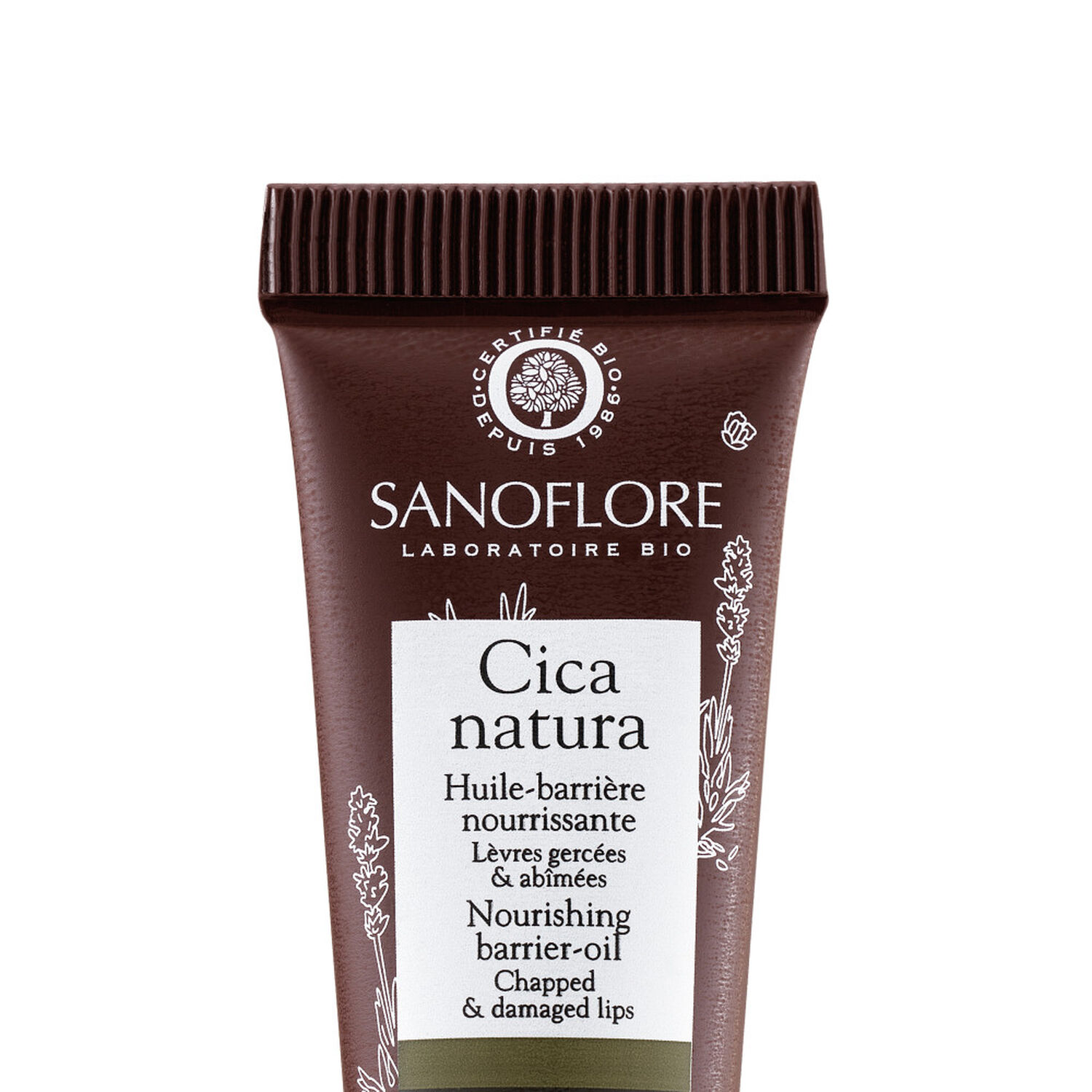 Sanoflore Cica Natura Huile Barrière Nourrissante Lèvres 7.5 ml