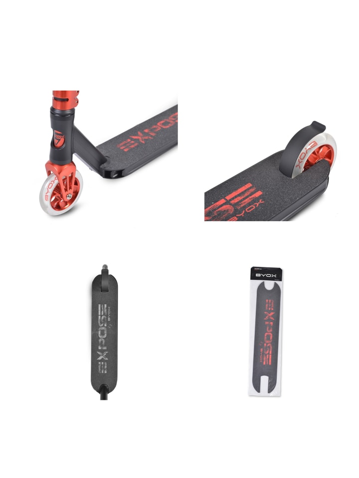 Byox Scooter Stunt Expose in rot günstig kaufen onesize