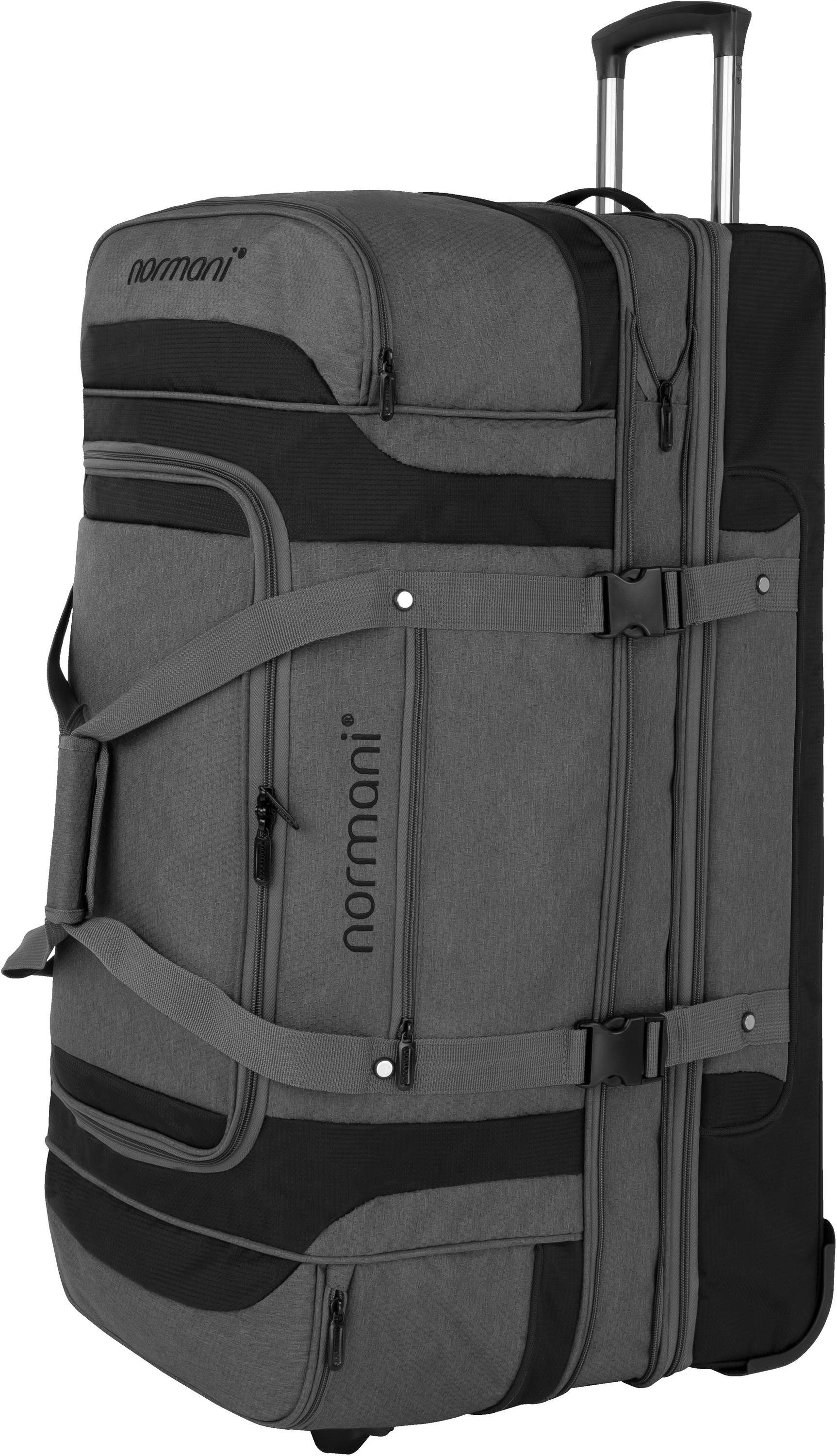normani Reisetasche Reisetrolley 120-150 L Gigaro, Reisetasche erweiterbar von 120 auf 150 Liter