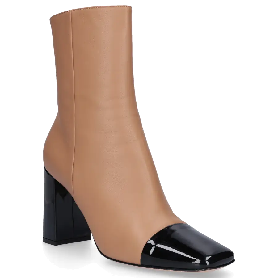 Gianvito Rossi - Stiefeletten LOGAN 85 Nappaleder - beige