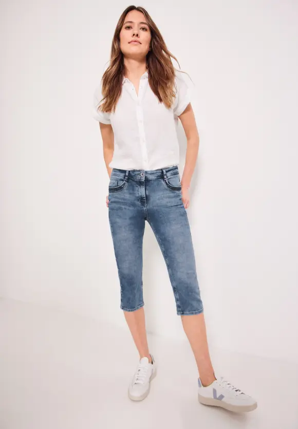 CECIL Slim Fit Caprijeans