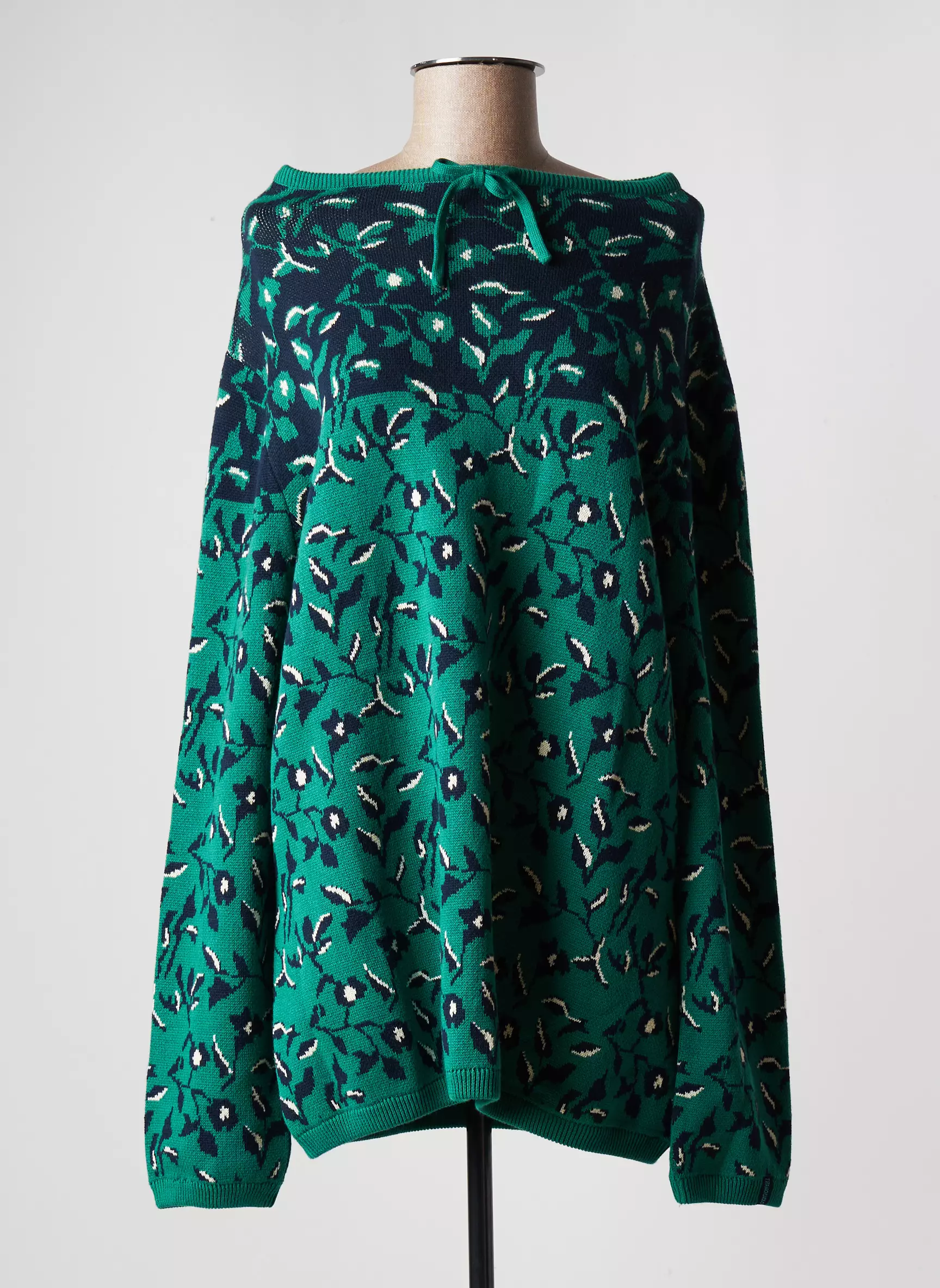Tranquillo Pull Tuniques Femme couleur vert