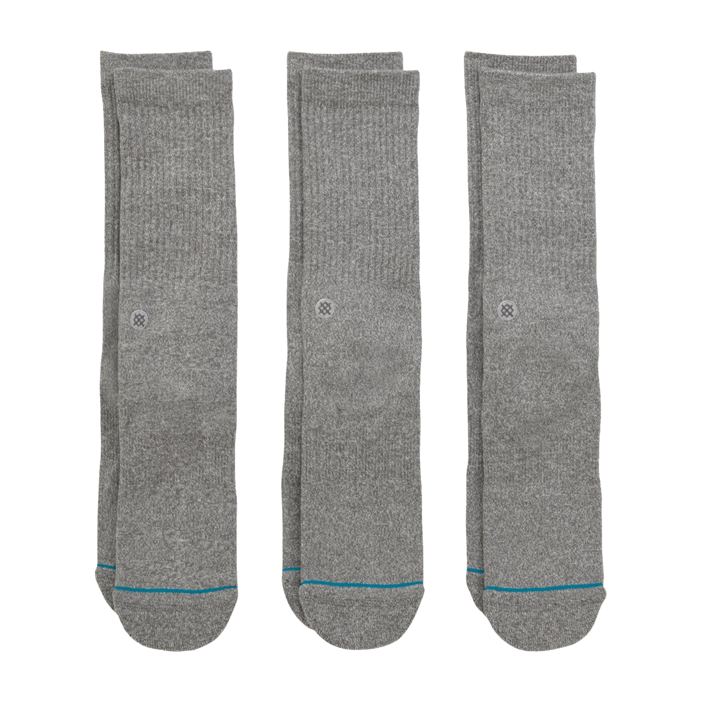 Stance Uncommon Solids Icon Socks 3er Pack Grau