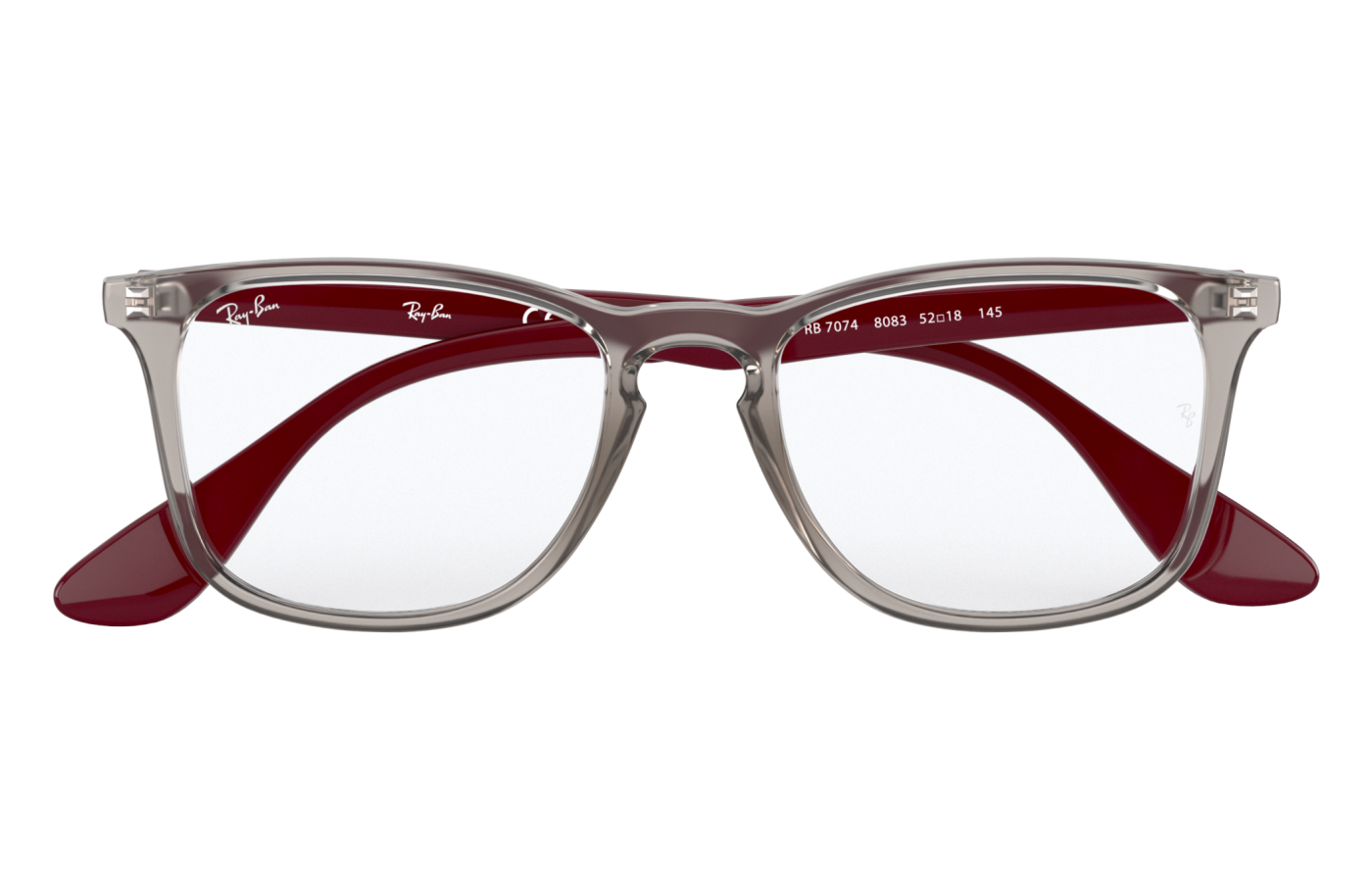 RB7074 OPTICS - Gri transparent lucios