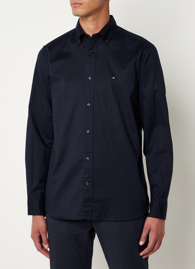 Tommy Hilfiger majica regular fit z vezenim logotipom