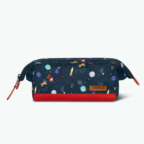 Roswell navy blue school pencil case