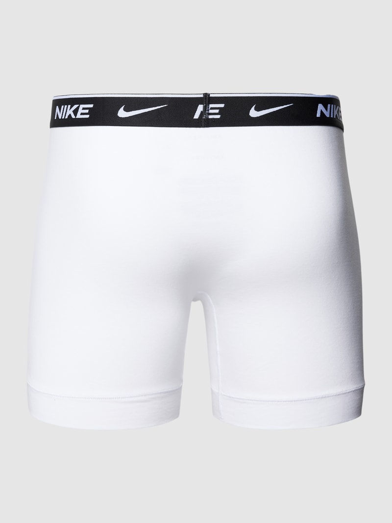 Trunks mit elastischem Logo-Bund in mittelgrau meliert