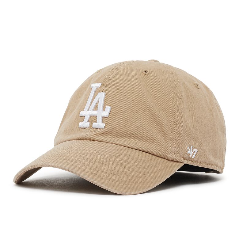 47 Brand MLB Los Angeles Dodgers '47 Clean Up w/ No Loop Label khaki