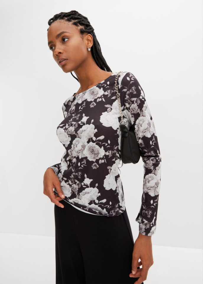 Langarmshirt mit Cut-Out