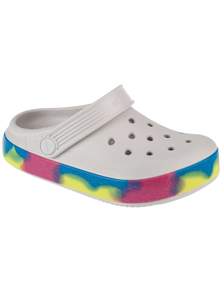 Crocs Crocs Off Court Glitter Band Kids Clog in Weiß günstig kaufen