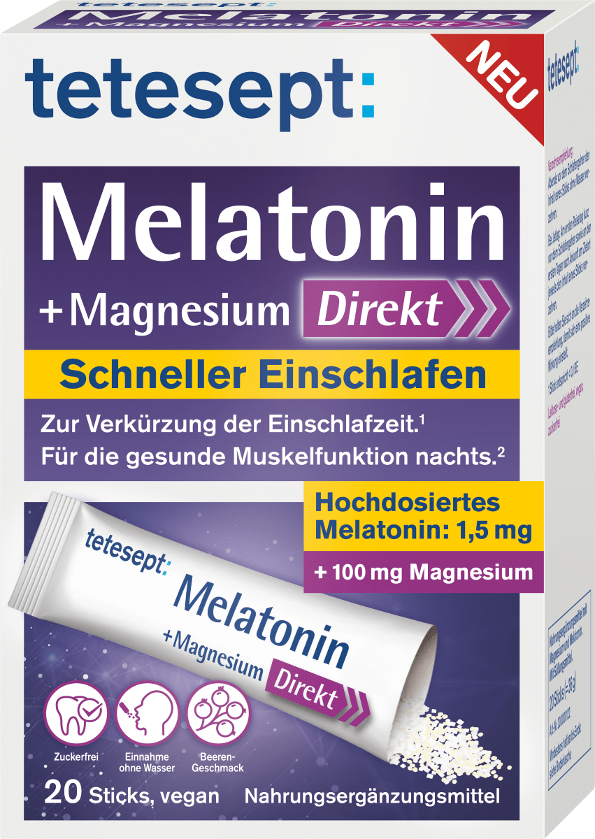 Melatonin Magnesium Direkt Sticks 20 St, 36 g