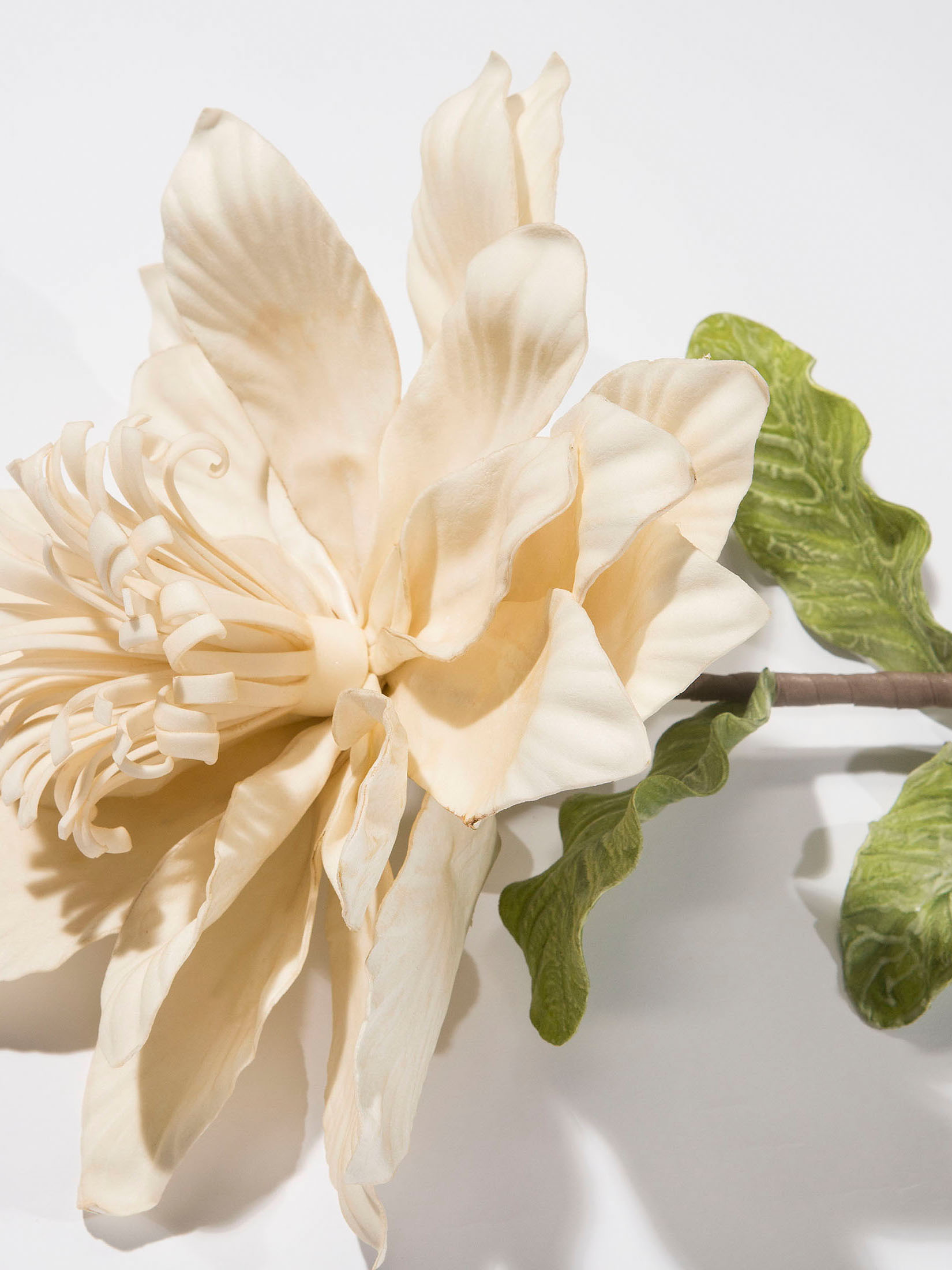 Softflower Kunstblume, Hellbeige