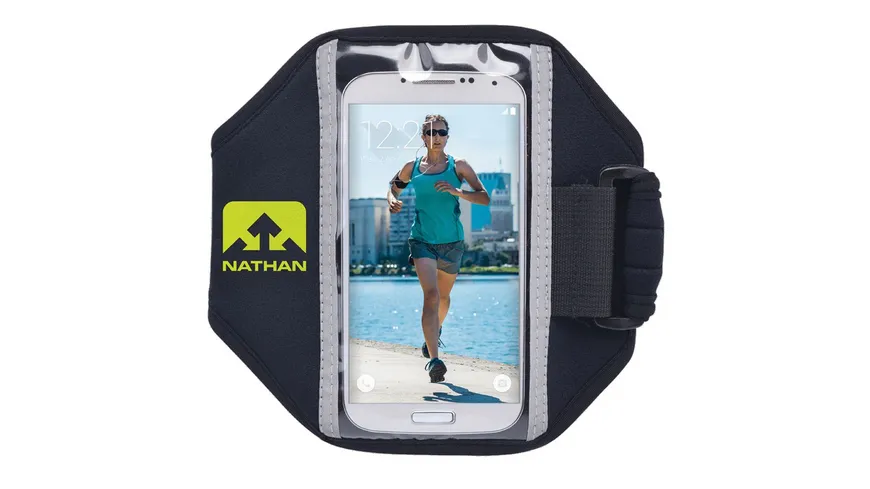 Nathan Super 5K Black Handyhalterung zu Joggen One Size
