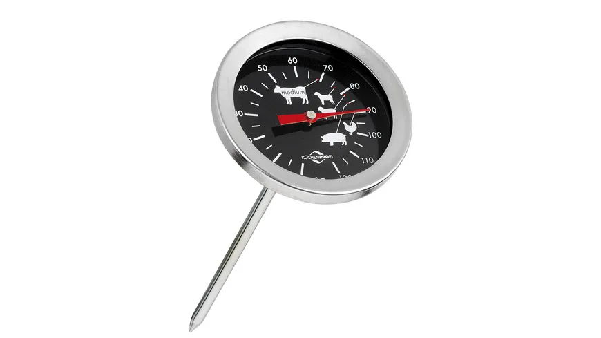 KÜCHENPROFI Bratenthermometer schwarz