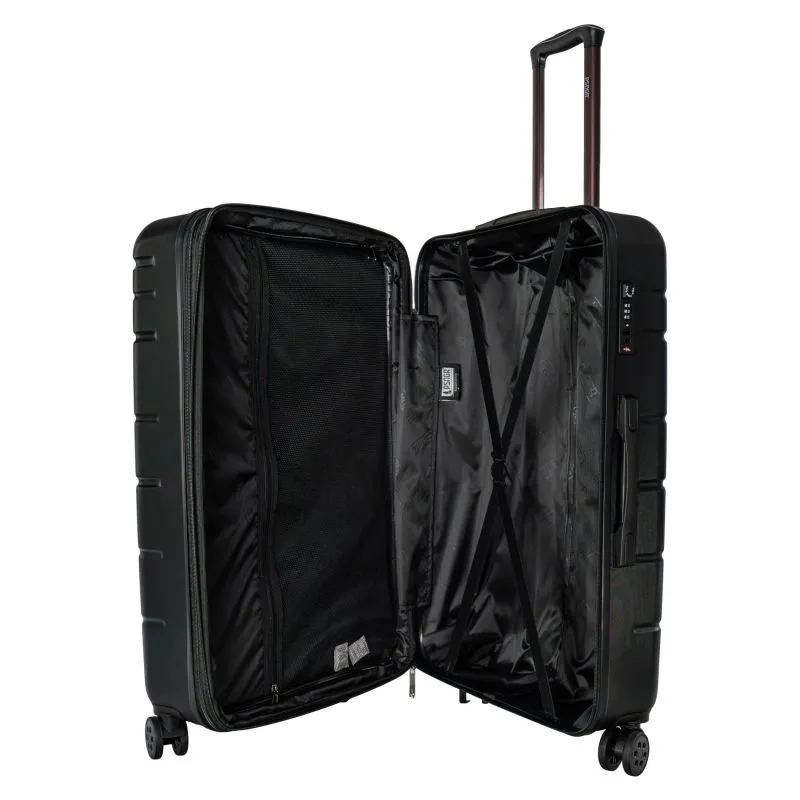 PSNGR Stripes Trolley L (76 cm) Erweiterbar - Black