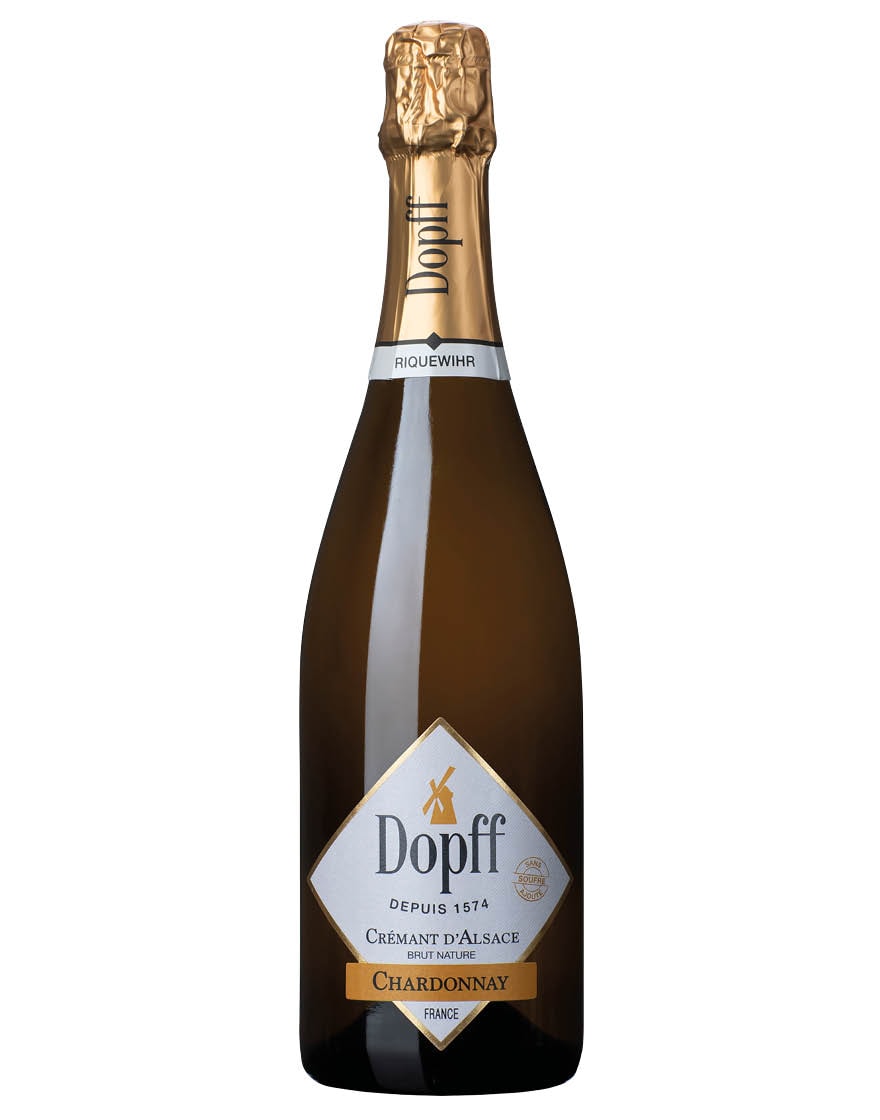 Crémant d'Alsace Brut Nature AOC Chardonnay 2019 Dopff au Moulin 0,75 ℓ