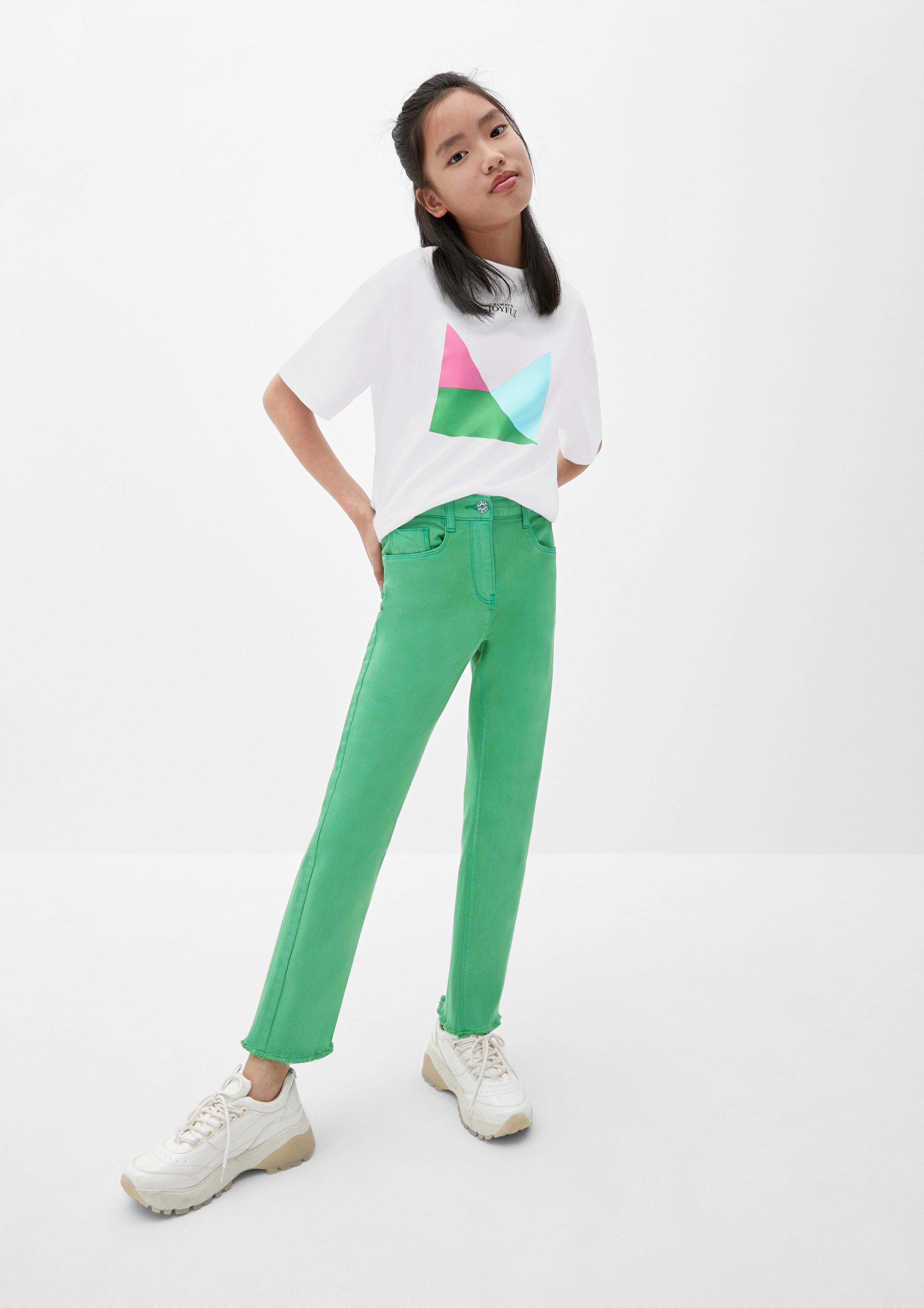 Jerseyshirt mit Frontprint  2130427-0100